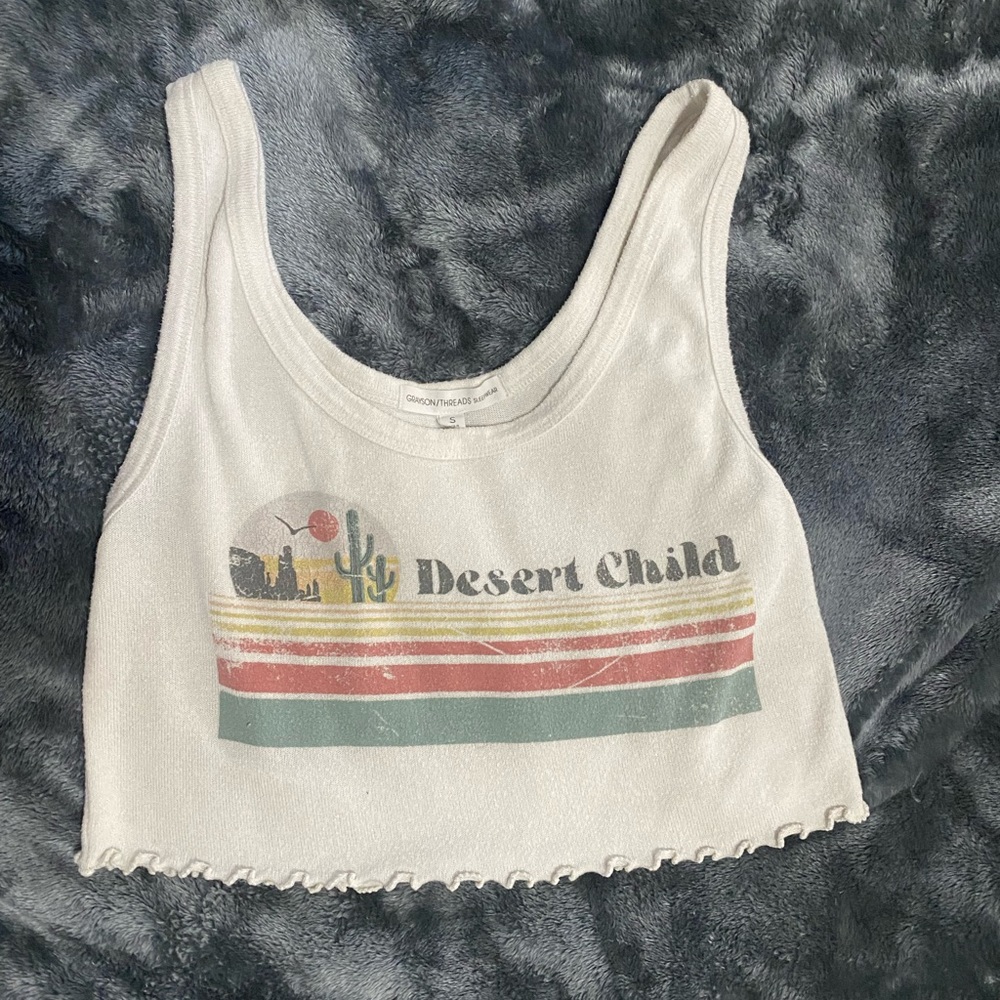 Faded, cropped tank